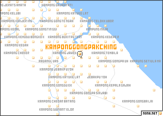 map of Kampong Gong Pak Ching