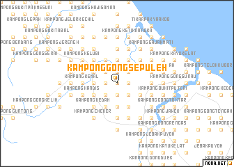 map of Kampong Gong Sepuleh