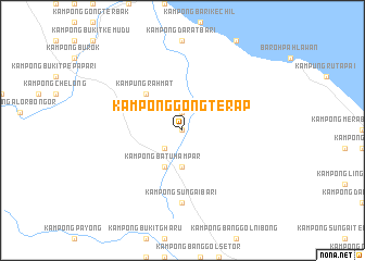 map of Kampong Gong Terap