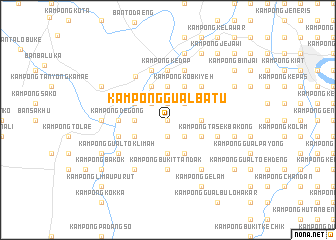 map of Kampong Gual Batu