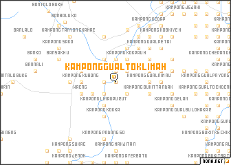 map of Kampong Gual Tok Limah