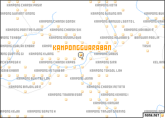 map of Kampong Gua Raban