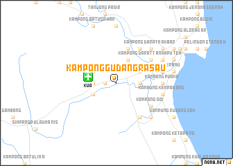 map of Kampong Gudang Rasau