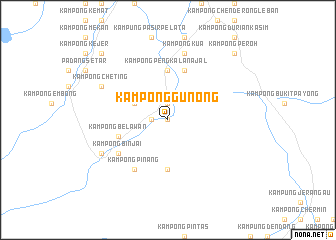 map of Kampong Gunong