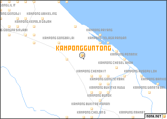 map of Kampong Guntong