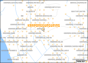 map of Kampong Gur Guring