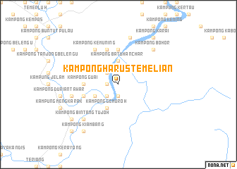 map of Kampong Harus Temelian