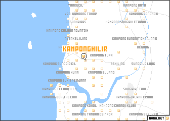 map of Kampong Hilir