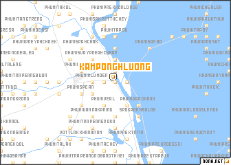 map of Kâmpóng Hluŏng