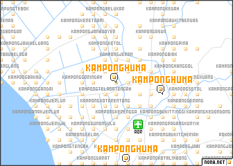 map of Kampong Huma