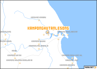 map of Kampong Hutan Lesong