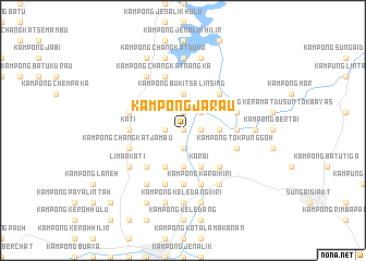 map of Kampong Jarau