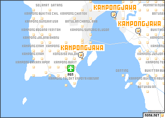 map of Kampong Jawa