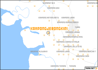 map of Kampong Jebong Kiri