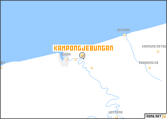 map of Kampong Jebungan