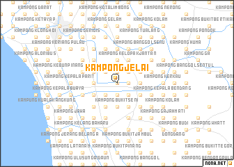 map of Kampong Jelai