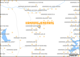 map of Kampong Jemerang