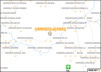 map of Kampong Jenang