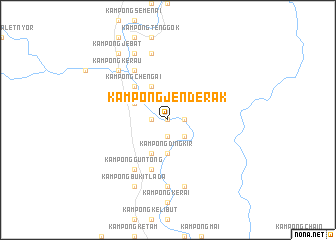 map of Kampong Jenderak