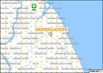 map of Kampong Jenera