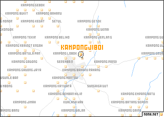 map of Kampong Jiboi