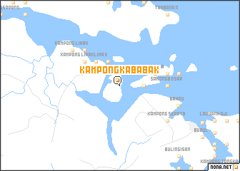 map of Kampong Kababak