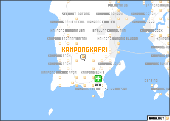 map of Kampong Kafri