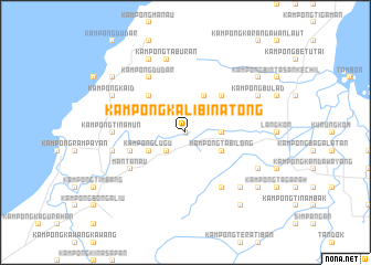 map of Kampong Kalibinatong