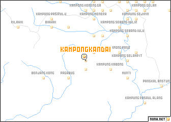 map of Kampong Kandai