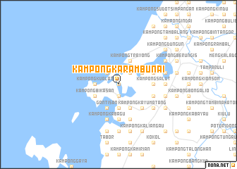 map of Kampong Karambunai