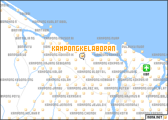 map of Kampong Kelaboran