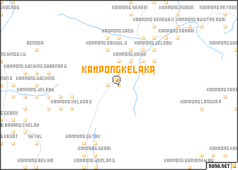 map of Kampong Kelaka