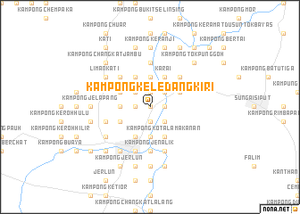 map of Kampong Keledang Kiri