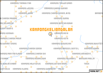 map of Kampong Kelian Dalam