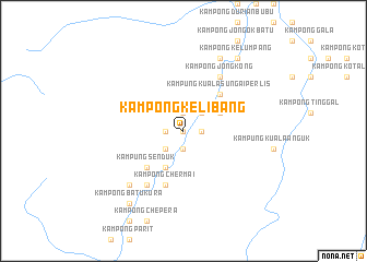 map of Kampong Kelibang