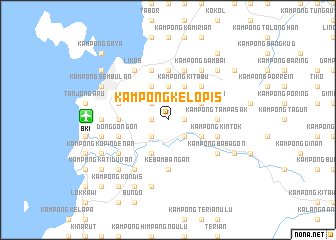 map of Kampong Kelopis