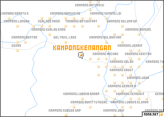 map of Kampong Kenangan