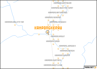 map of Kampong Kerau