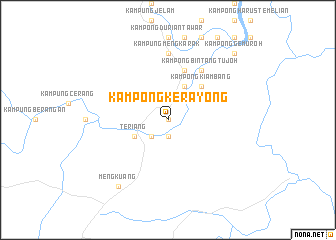 map of Kampong Kerayong
