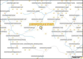 map of Kampong Kerian