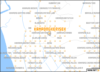 map of Kampong Kerisek