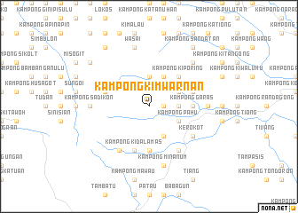 map of Kampong Kimwarnan