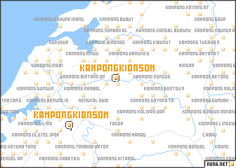 map of Kampong Kionsom