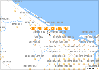 map of Kampong Kok Kedeper