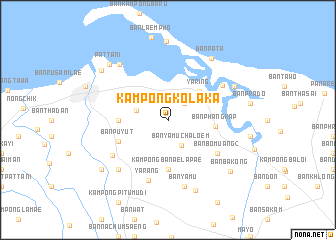 map of Kampong Ko Laka