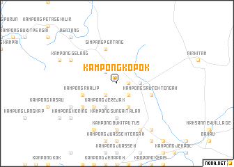 map of Kampong Kopok