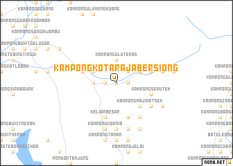 map of Kampong Kota Raja Bersiong