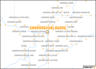 map of Kampong Kuala Dong