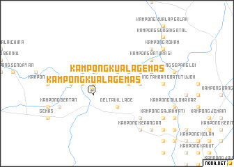 map of Kampong Kuala Gemas