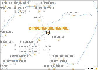 map of Kampong Kuala Gepal